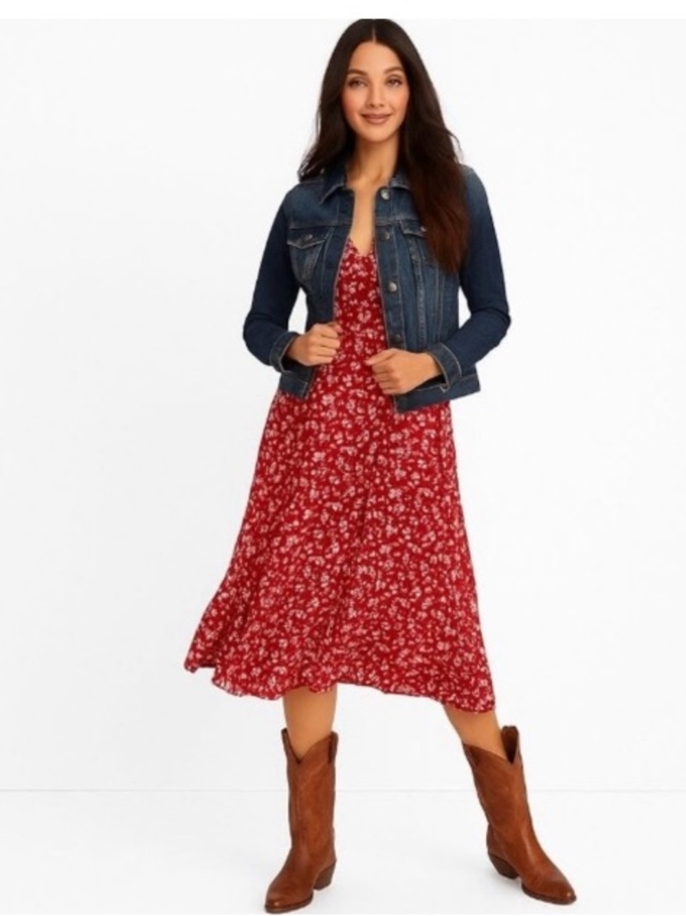 LC Lauren Conrad Dark Blue Denim Jacket